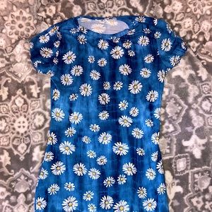 Blue sunflower dress, bought from rue 21, super casual!